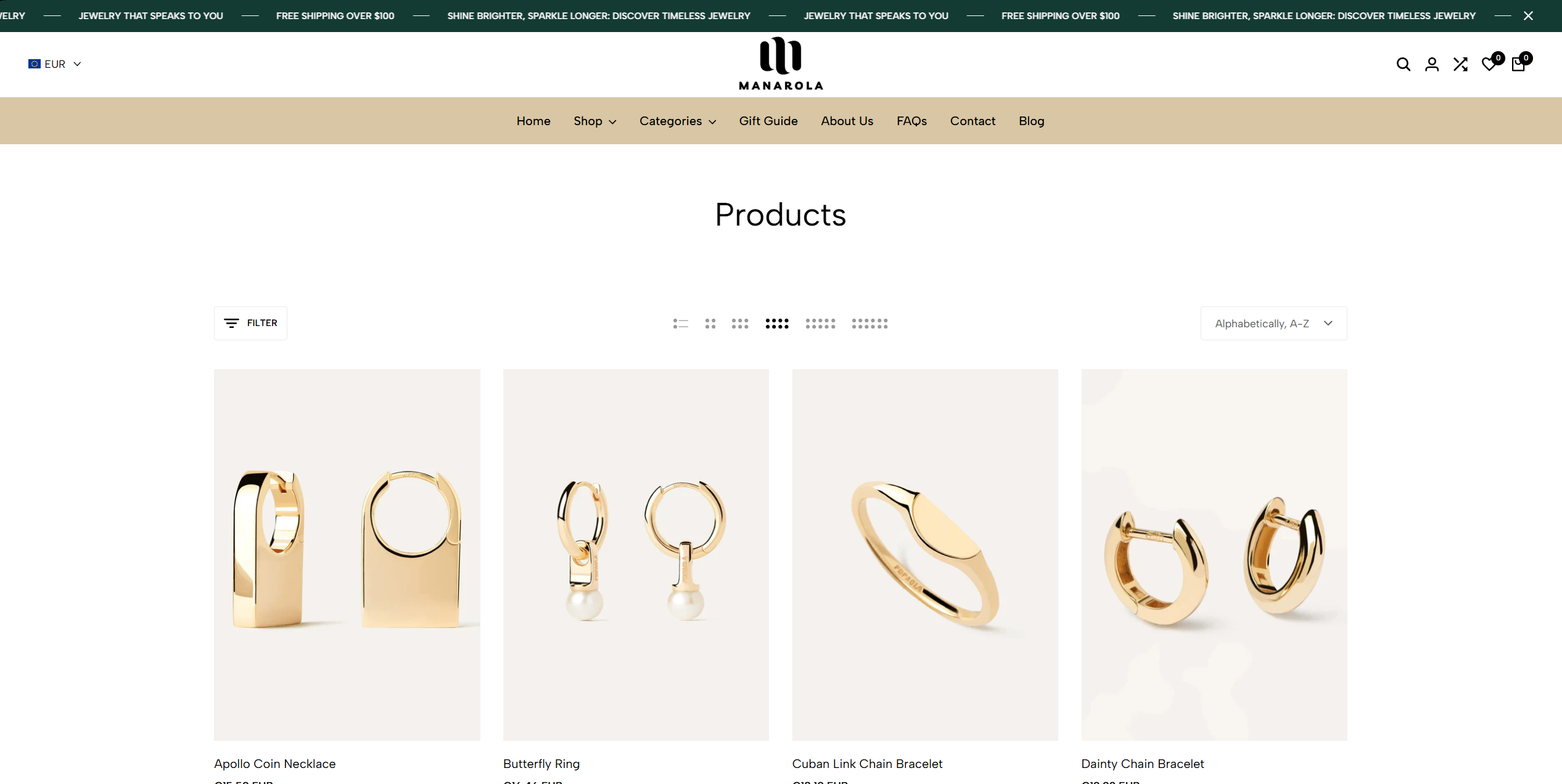 Manarola Shopify Theme