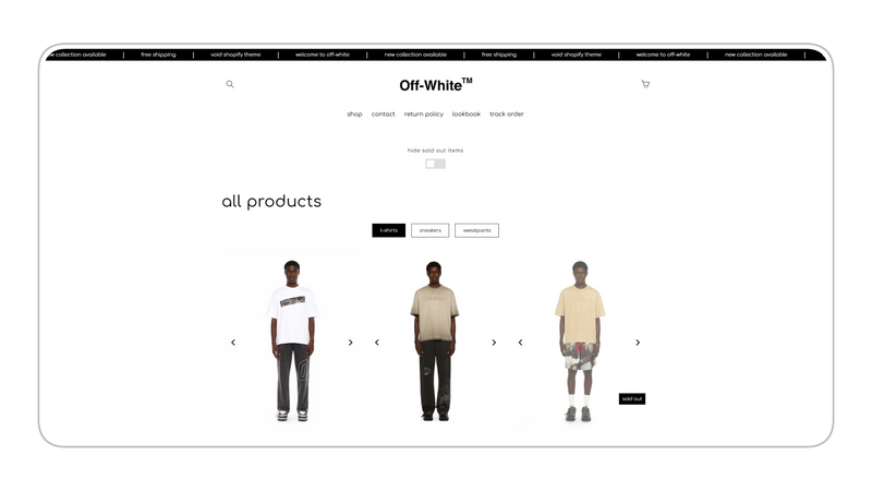 Void Shopify Theme